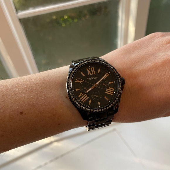 Fossil Black Ceramic Watch - Picture 2 of 9